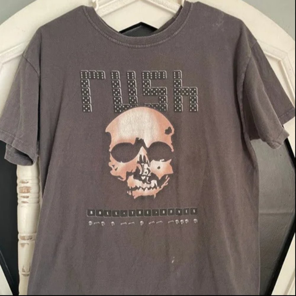 Vintage 1991-92 Rush Roll The Bones Tour Concert T Shirt M